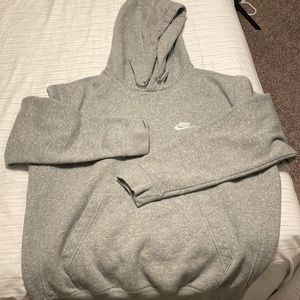 Men’s gray Nike hoodie size medium
